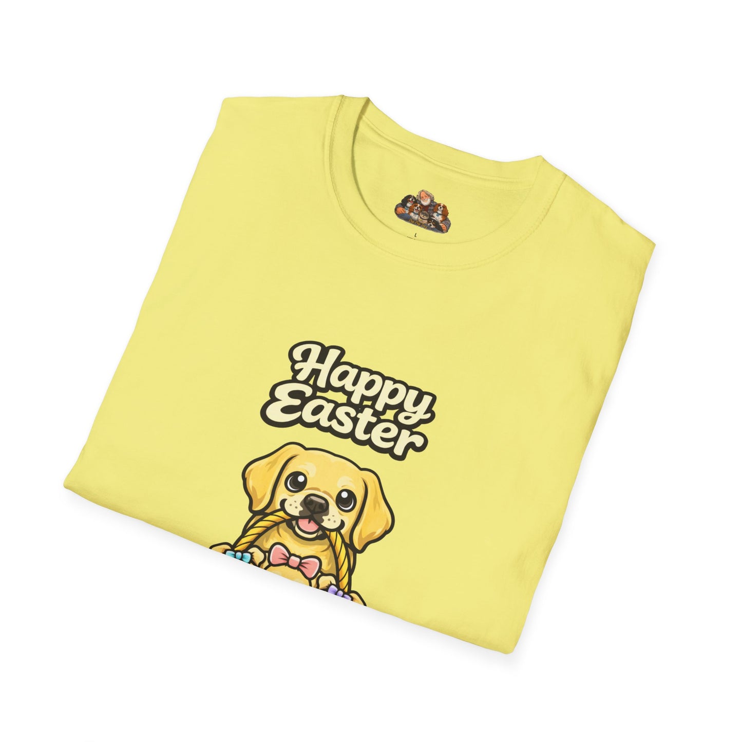 Yellow Labrador Family "Happy Easter"