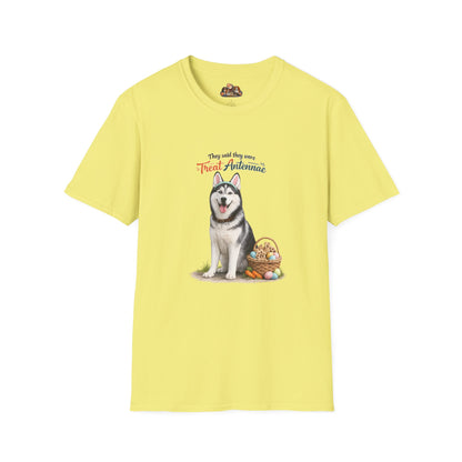 Husky Treat Antenna™ – Easter Dog Lover Tee