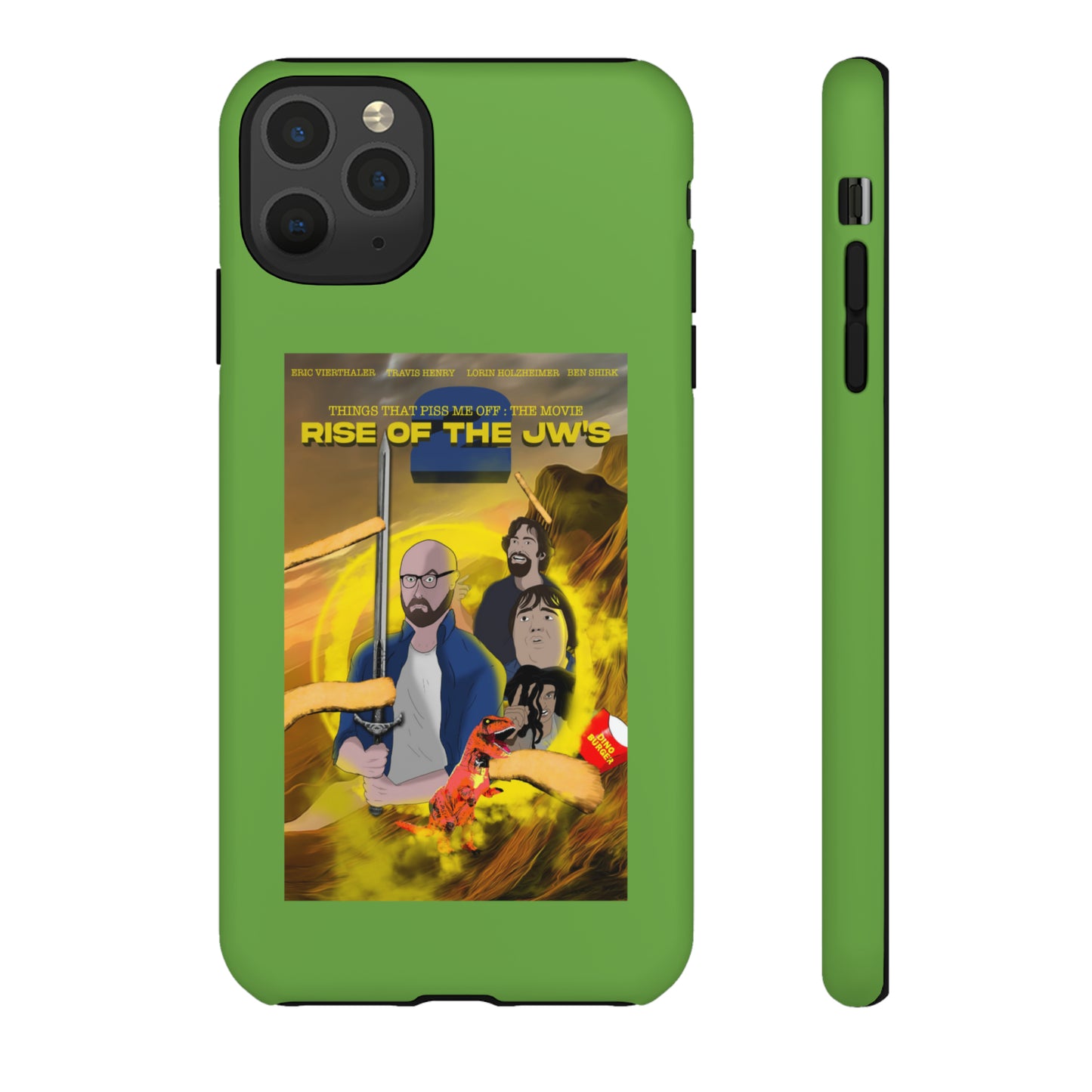 Rise Of The JW's Tough Phone Case (green)