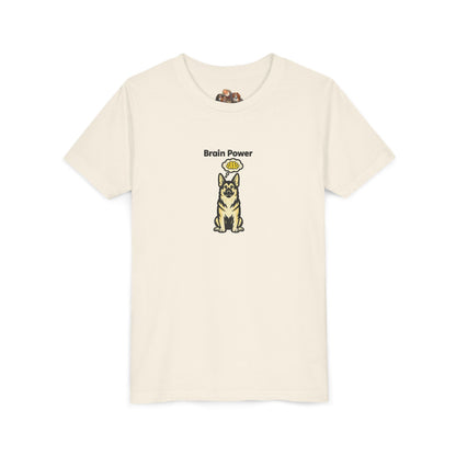 Brain Power -- Youth Dog Lover Tee