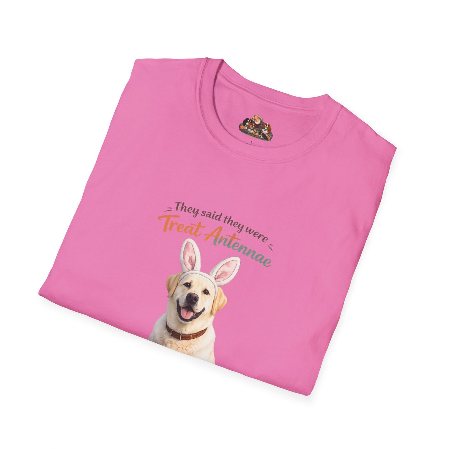 Yellow Lab Treat Antenna™ – Easter Yellow Lab Lover T-Shirt