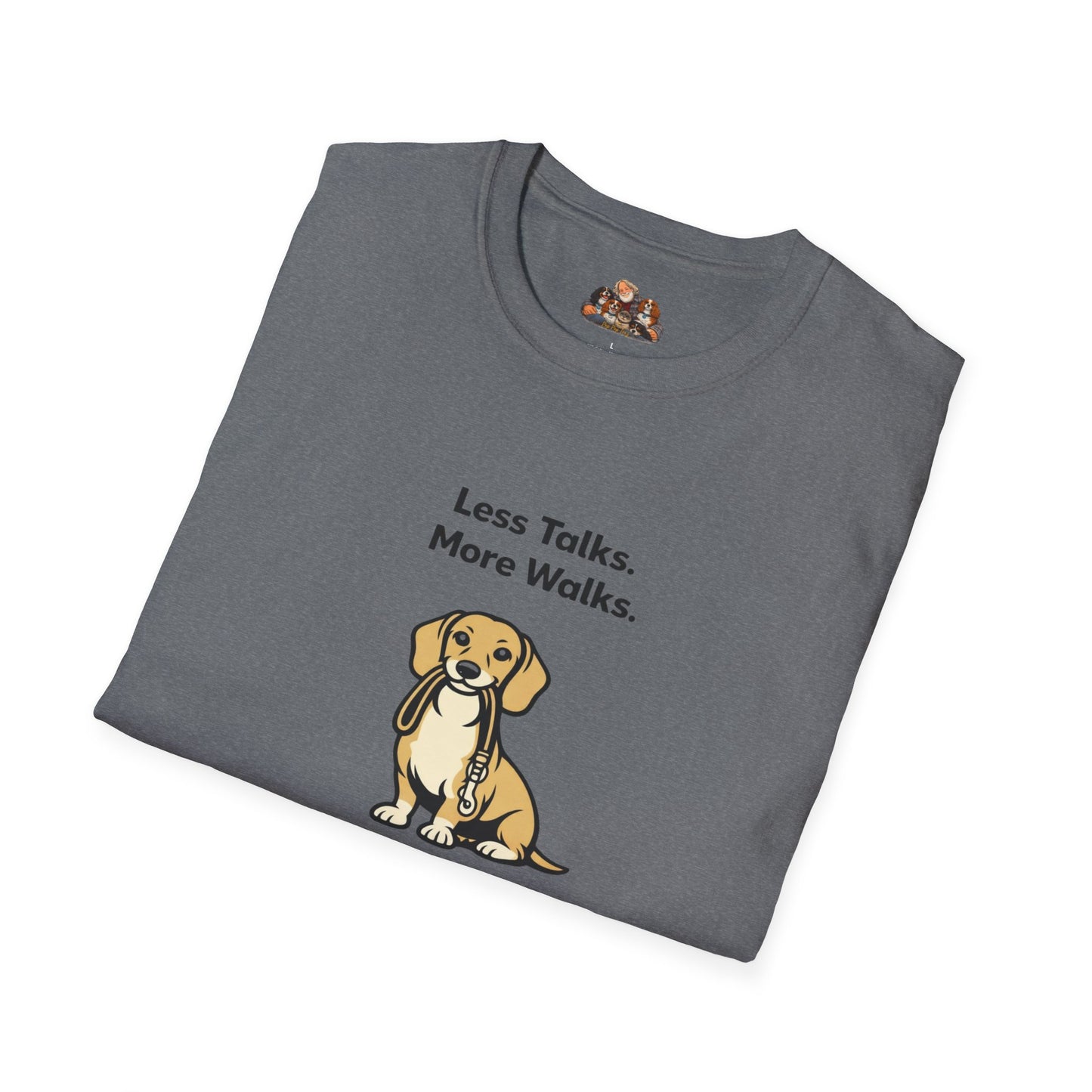 Beagle Less Talks. More Walks.  —  Soft-Color Minimalist Family Collection For Adult Dog Lovers