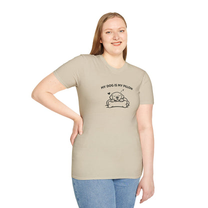 My Dog Is My Pillow —  Black And White Minimalist Family Collection For Adult Dog Lovers
