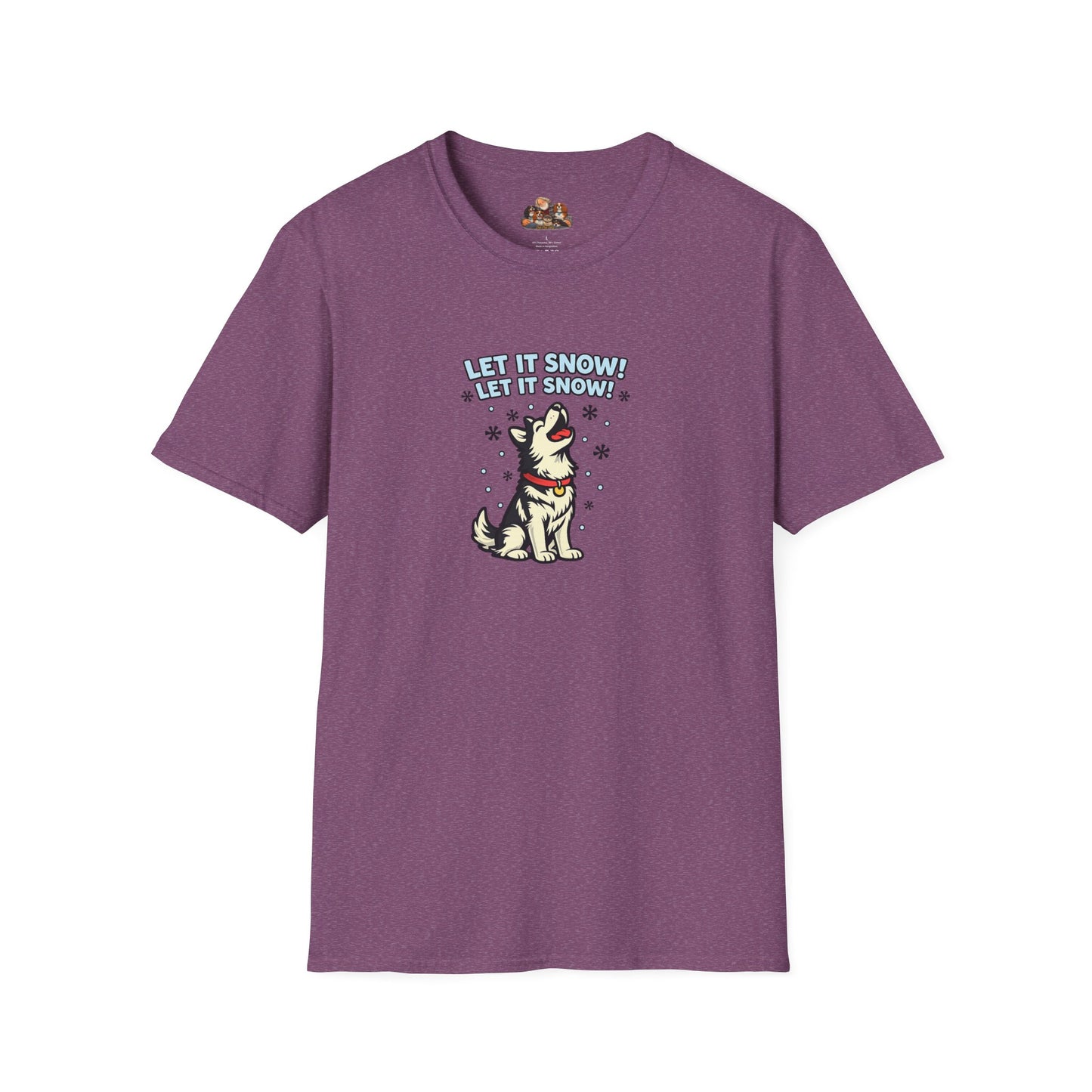 Let It Snow ! Let It Snow!  —  Soft-Color Minimalist Family Collection For Adult Dog Lovers
