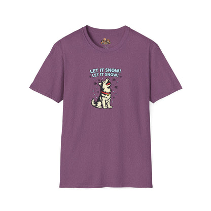 Let It Snow ! Let It Snow!  —  Soft-Color Minimalist Family Collection For Adult Dog Lovers