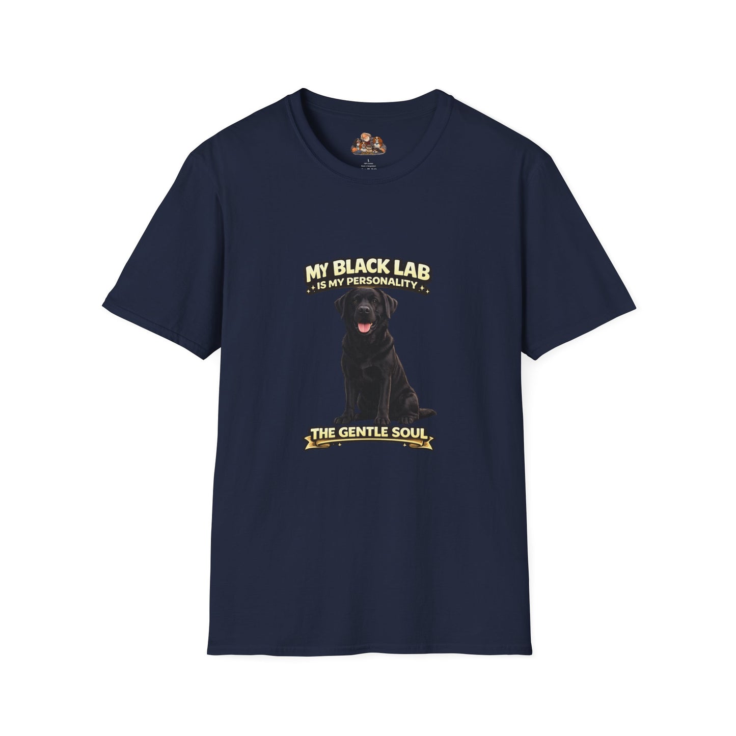 My Black Lab is My Personality – The Gentle Soul – Personalized Dog Breed Shirt