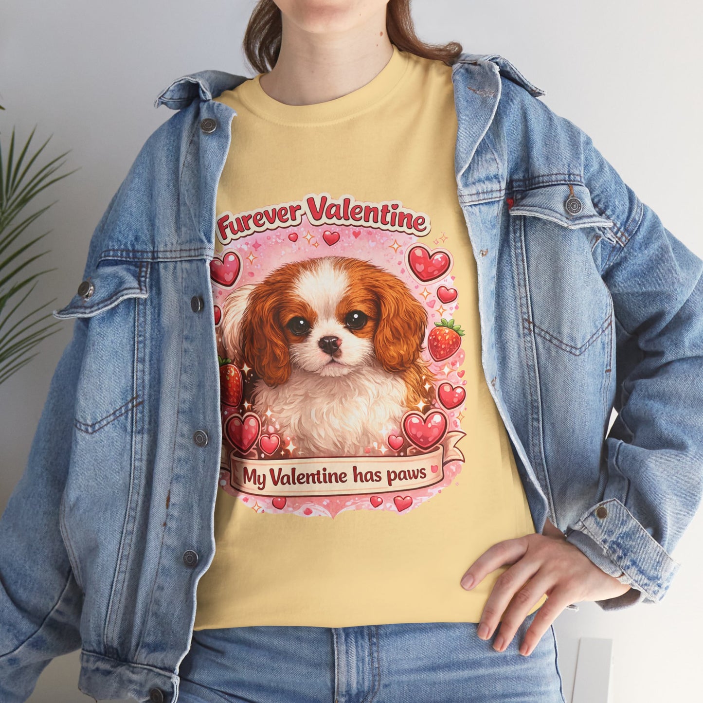 Furever Valentine - Puppy Love Has Paws – Pet Lover Valentine's Day T-Shirt