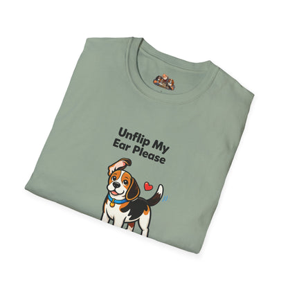 Unflip My Ear Please  — Soft-Color Minimalist Family Collection For Adult Dog Lovers