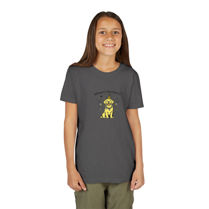 Where's The Party? -- Youth Dog Lover Tee