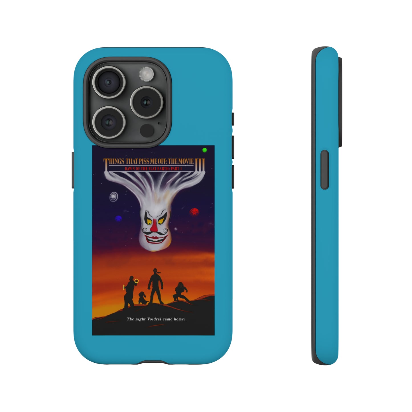 Dawn Of The Flat Earth: Part I Tough Phone Case (turquoise)