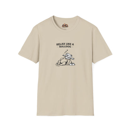 Relax Like A Bulldog  —  Black And White Minimalist Family Collection For Adult Dog Lovers