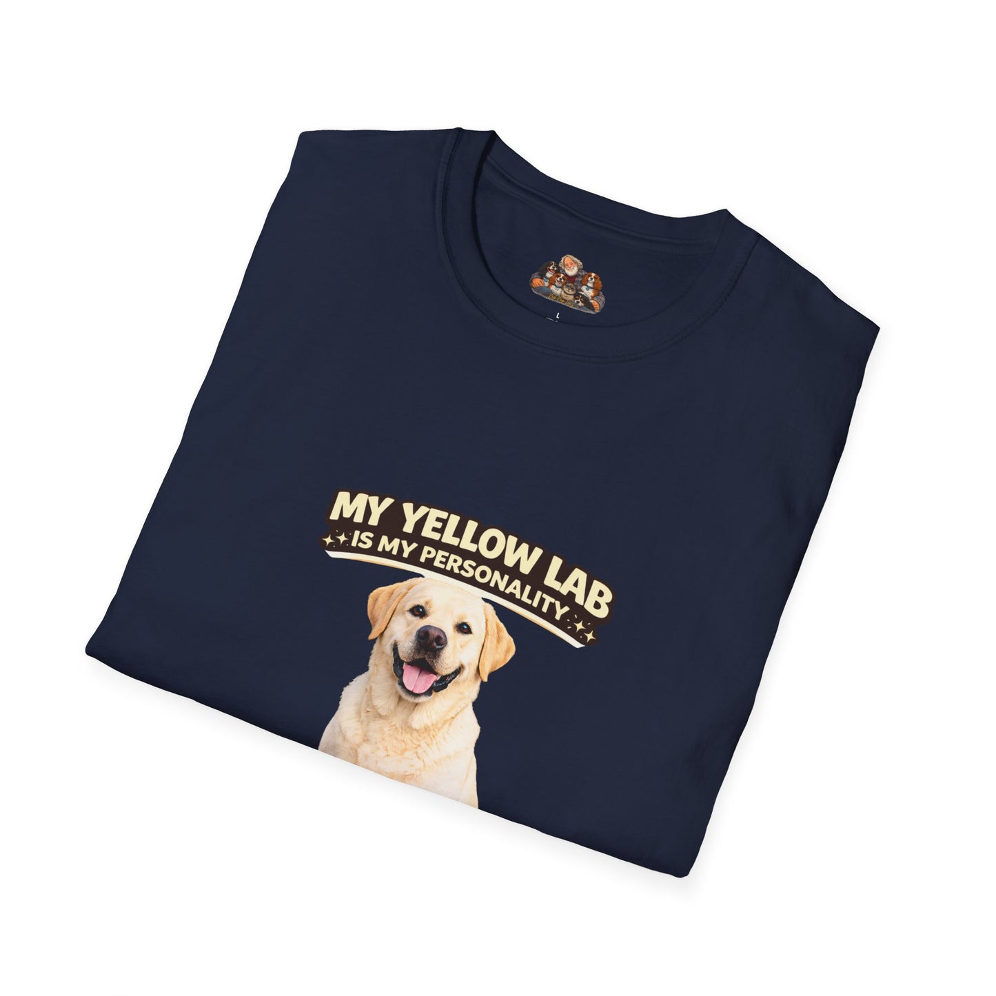 My Yellow Lab is My Personality – Certified Good Vibes – Personalized Dog Breed Shirt