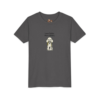 Less Talks. More Walks. -- Youth Dog Lover Tee