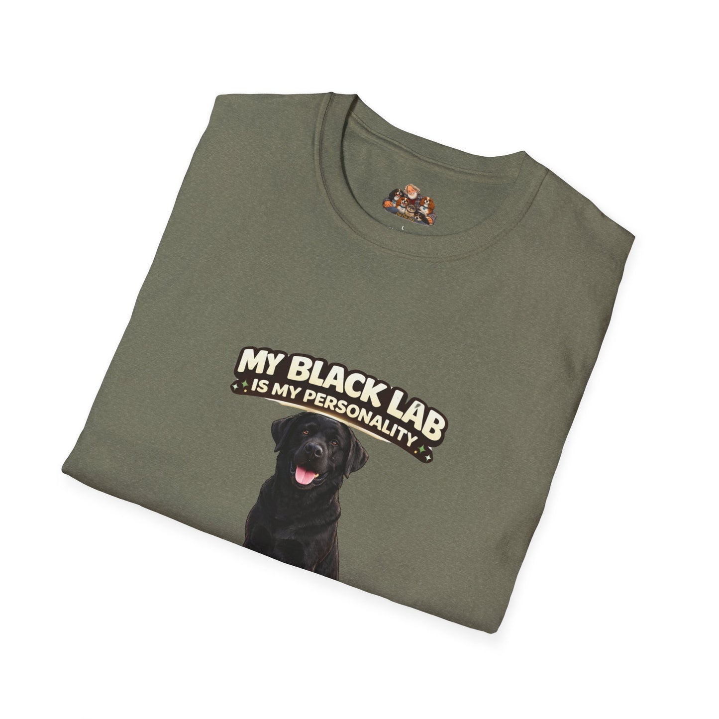 My Black Lab Is My Personality – Loyal To The Core – Personalized Dog Breed Shirt