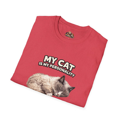 My Cat Is My Personality – "The Calm Presence" – Personalized Custom Cat Shirt