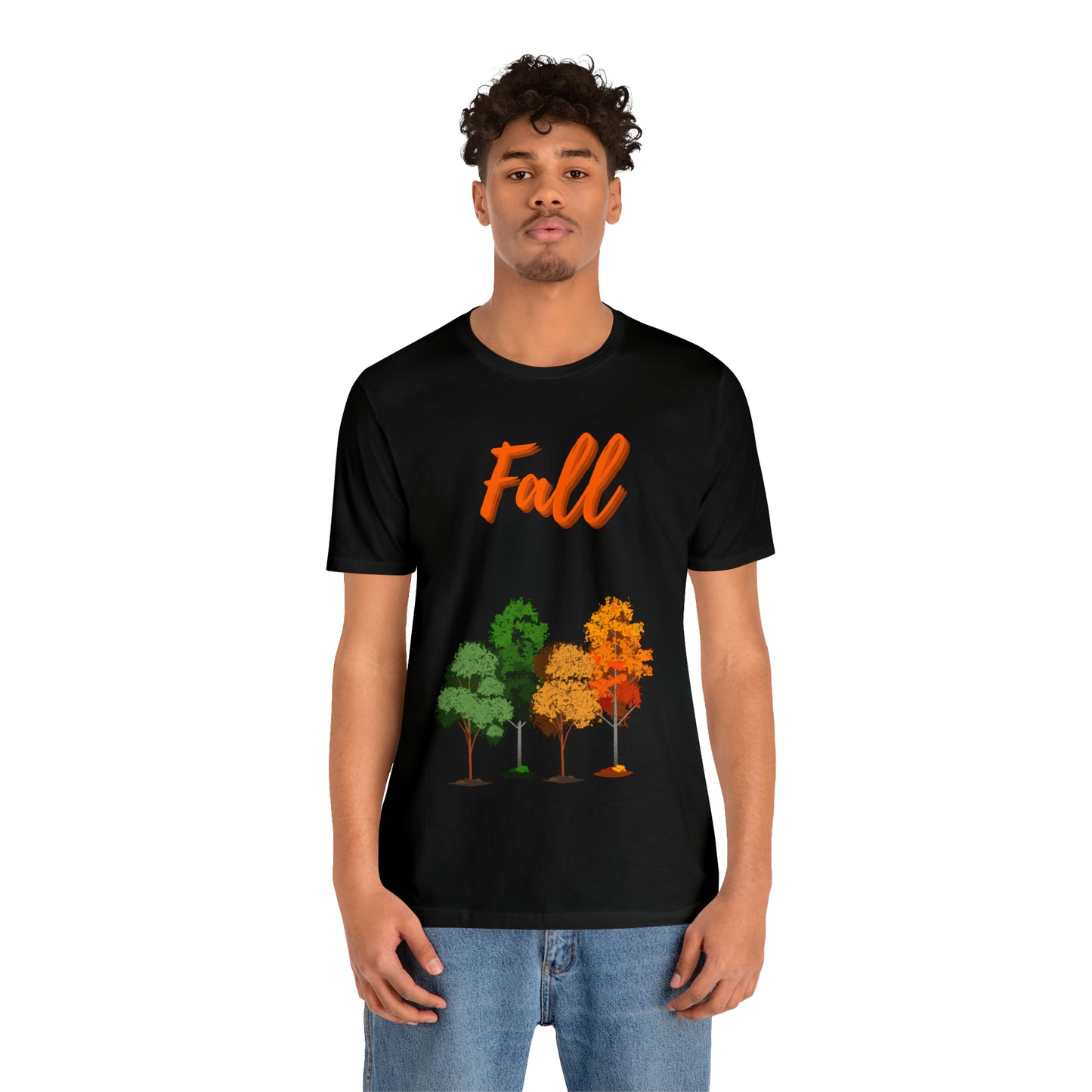 Fall Trees Unisex Jersey Short Sleeve Tee