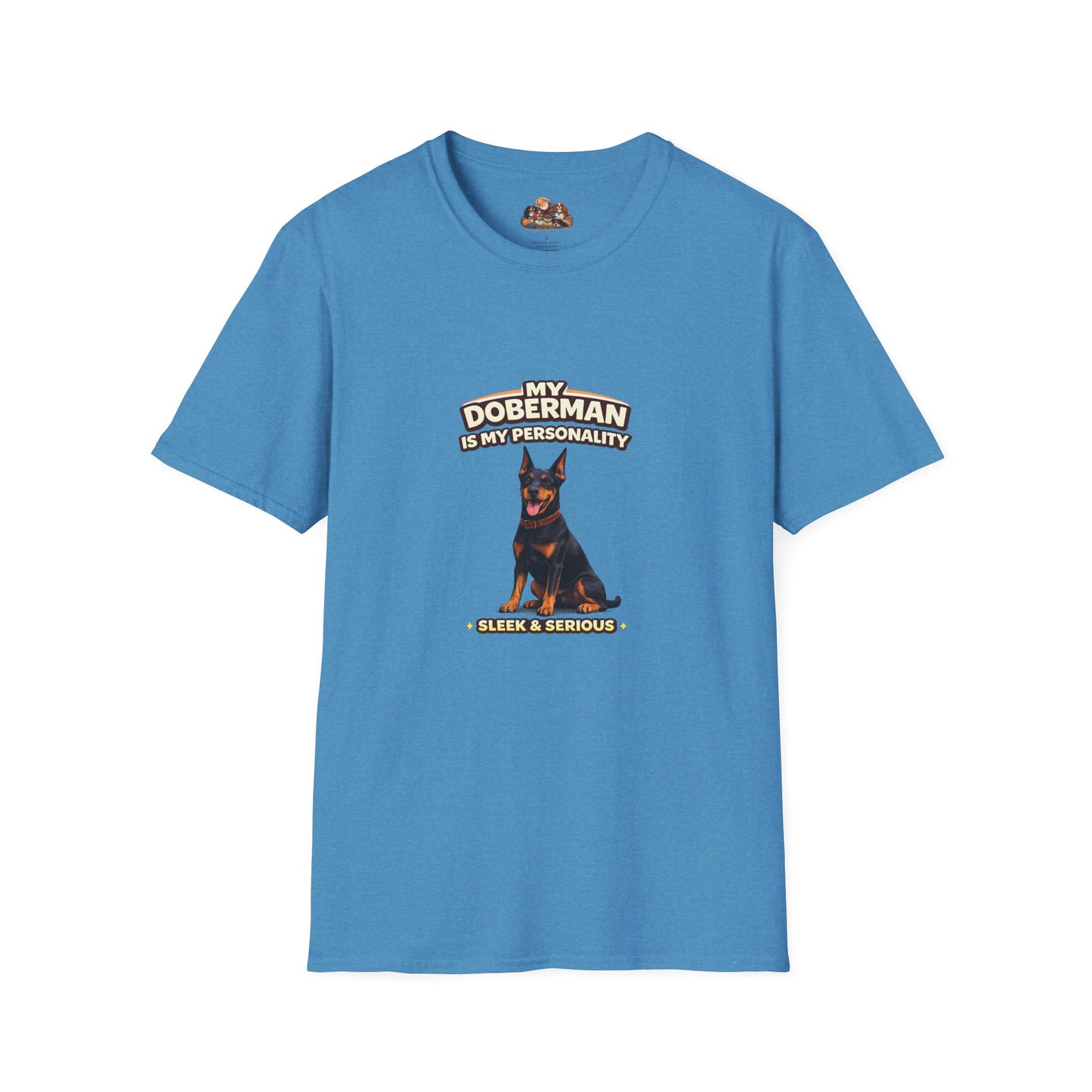 My Doberman Is My Personality – Sleek & Serious – Personalized Dog Breed Tee