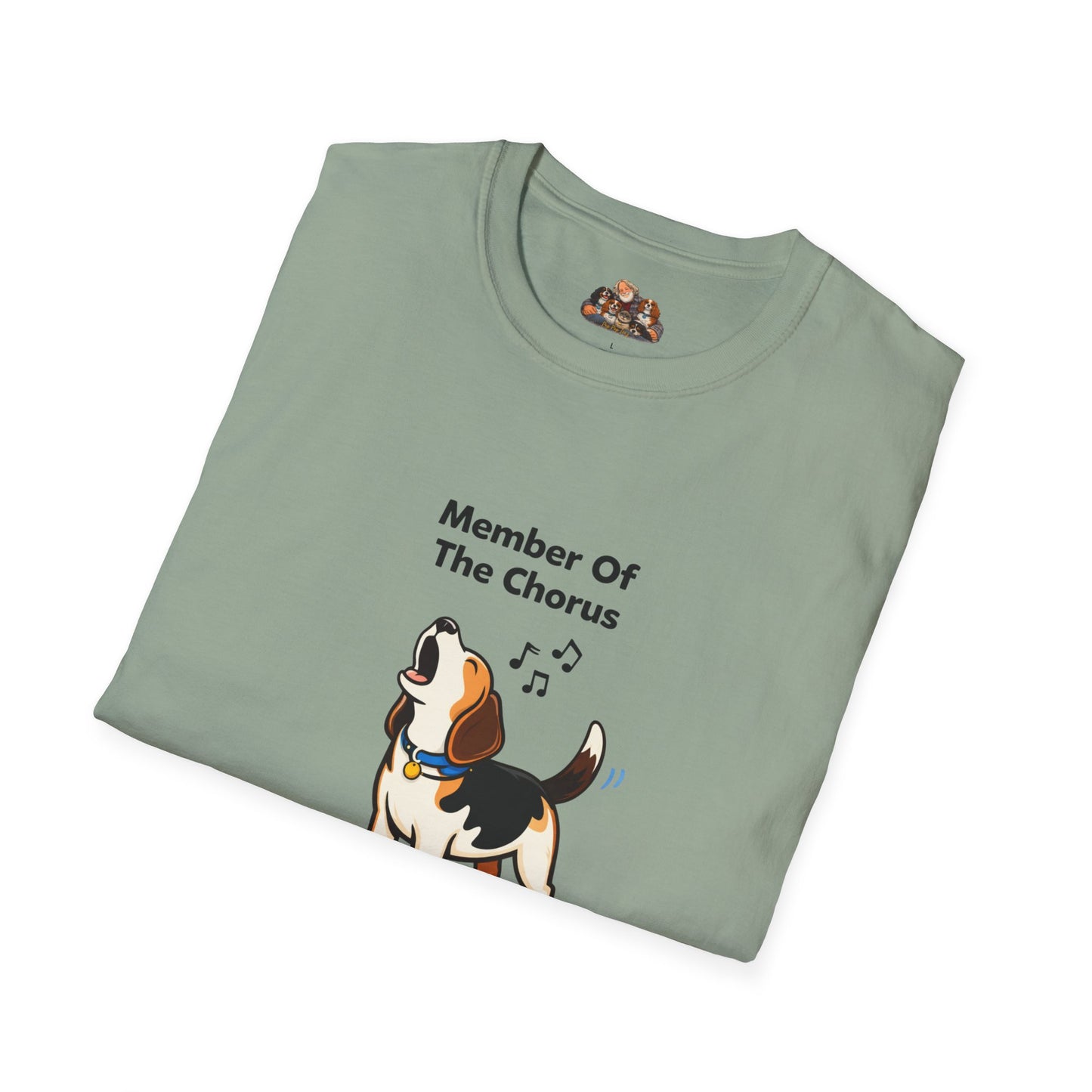 Member Of The Chorus  —  Soft-Color Minimalist Family Collection For Adult Dog Lovers