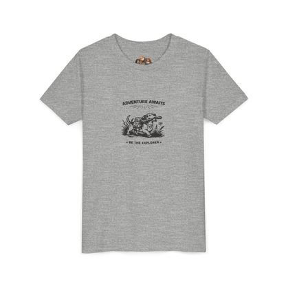 Adventure Awaits -- Youth Dog Lover Tee