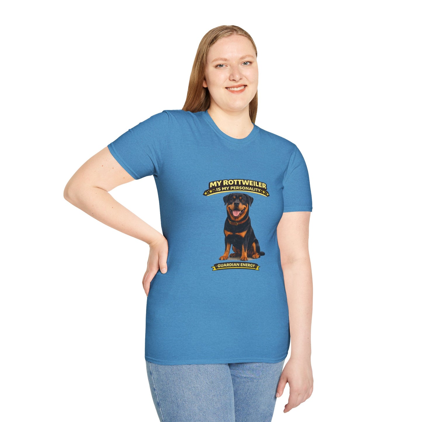 My Rottweiler Is My Personality – Guardian Energy – Personalized Dog Breed Tee