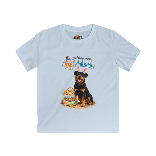 Rottweiler Treat Antennae™ — Youth Dog Lover Tee