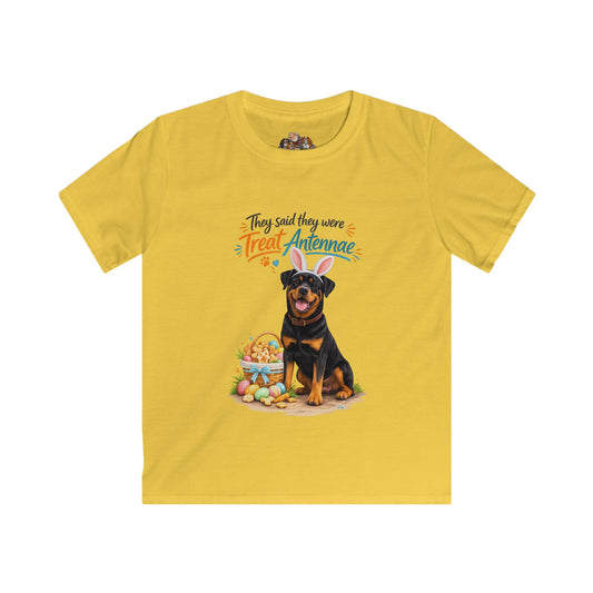 Rottweiler Treat Antennae™ — Youth Dog Lover Tee