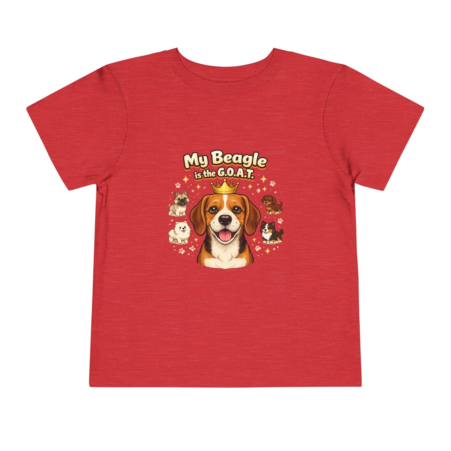 Let your toddler show their pride -- "My Beagle is the G.O.A.T." – Toddler T-Shirt