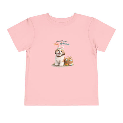 Shih Tzu Treat Antennae™ -- Toddler Dog Lover Tee