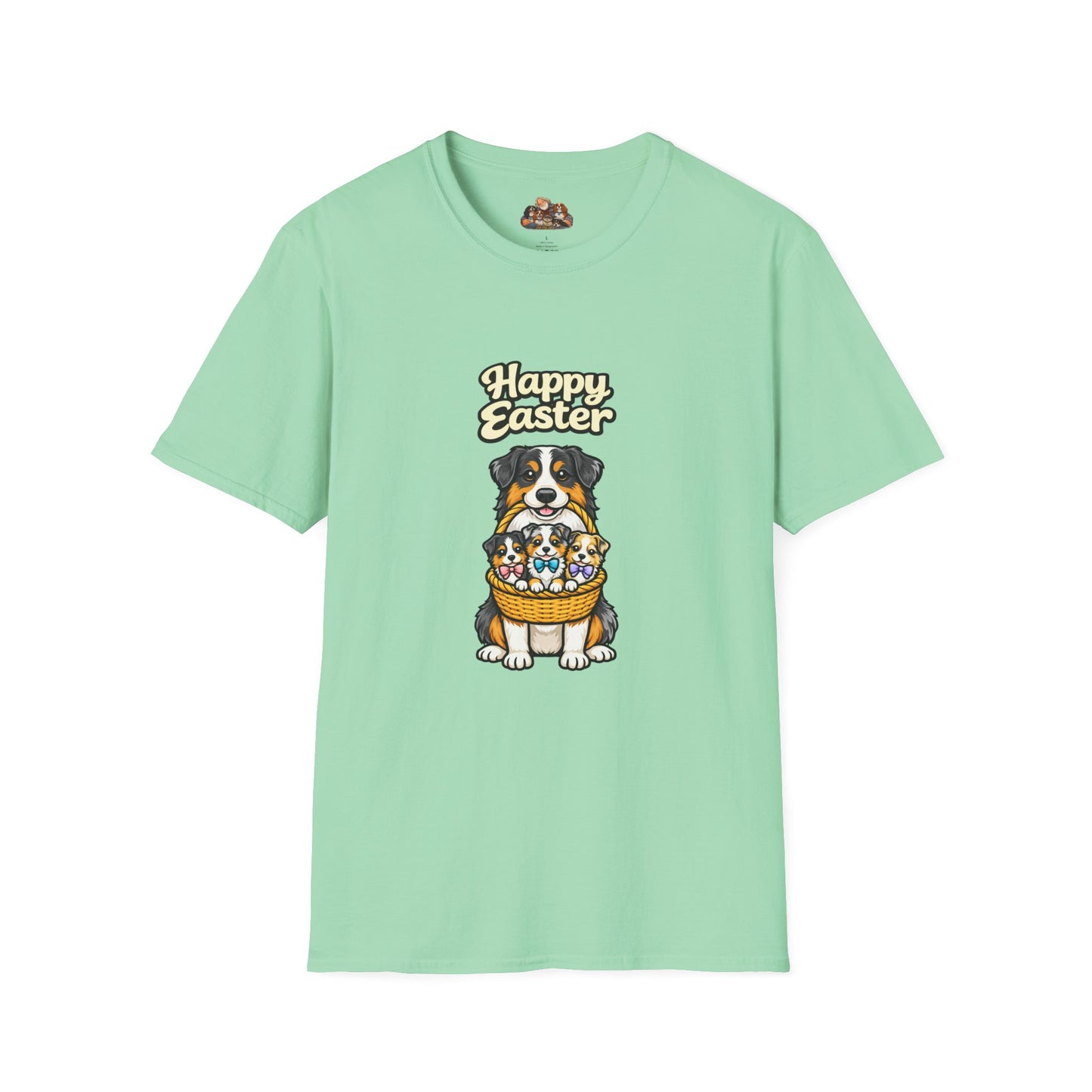 Australian Shepherd Family "Happy Easter"