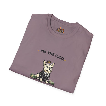 I'm The C.E.O. —  Soft-Color Minimalist Family Collection For Adult Dog Lovers
