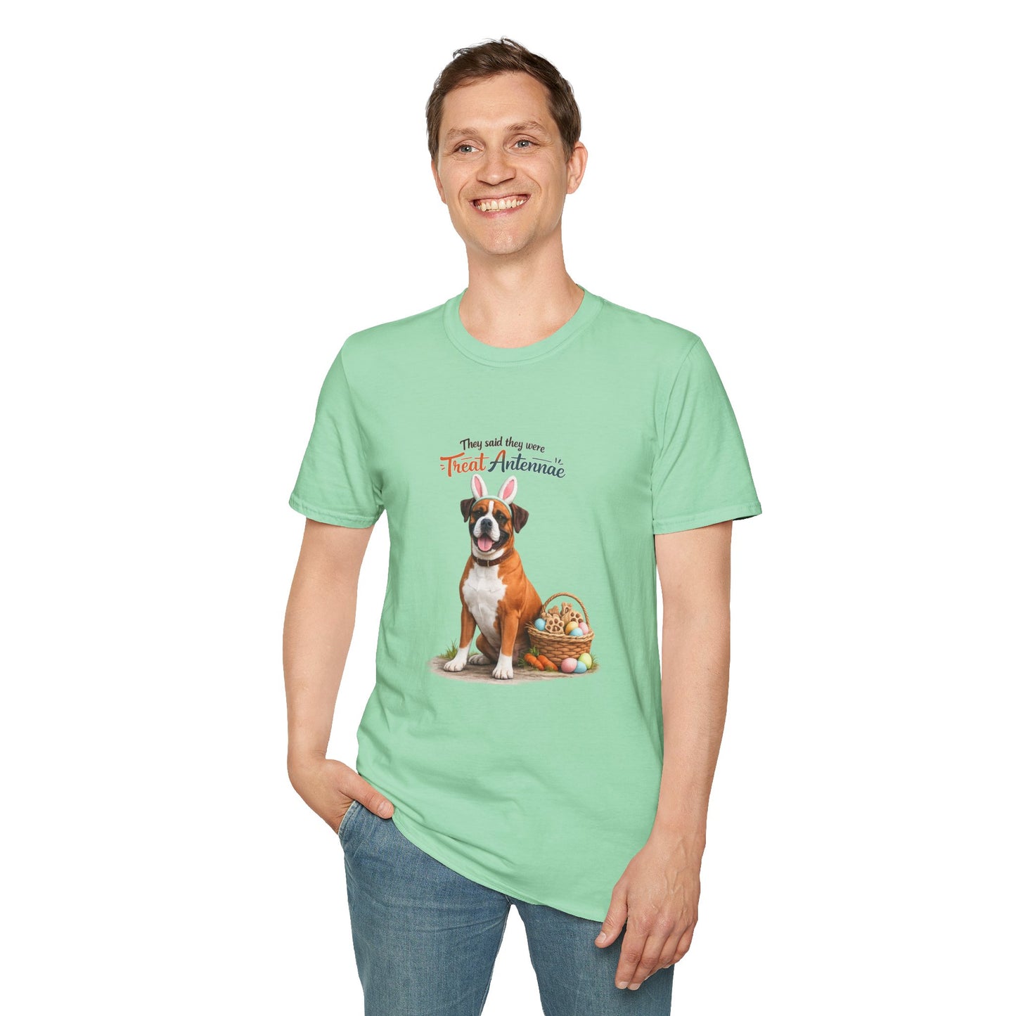 Boxer Treat Antenna™ – Easter Dog Lover Tee