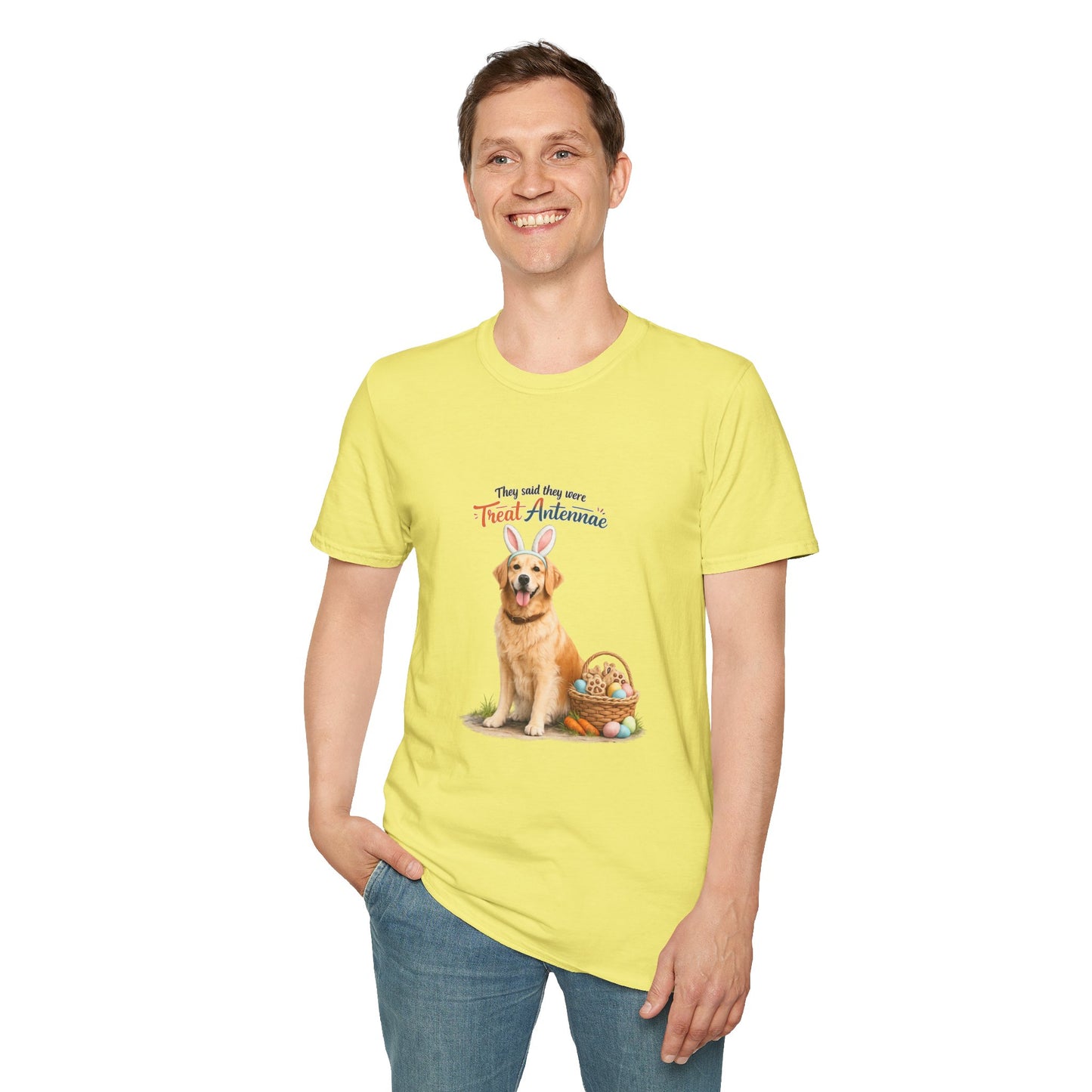 Golden Retriever Treat Antenna™ – Easter Dog Lover Tee