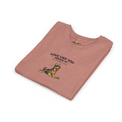 Love Like You Mean It -- Youth Dog Lover Tee