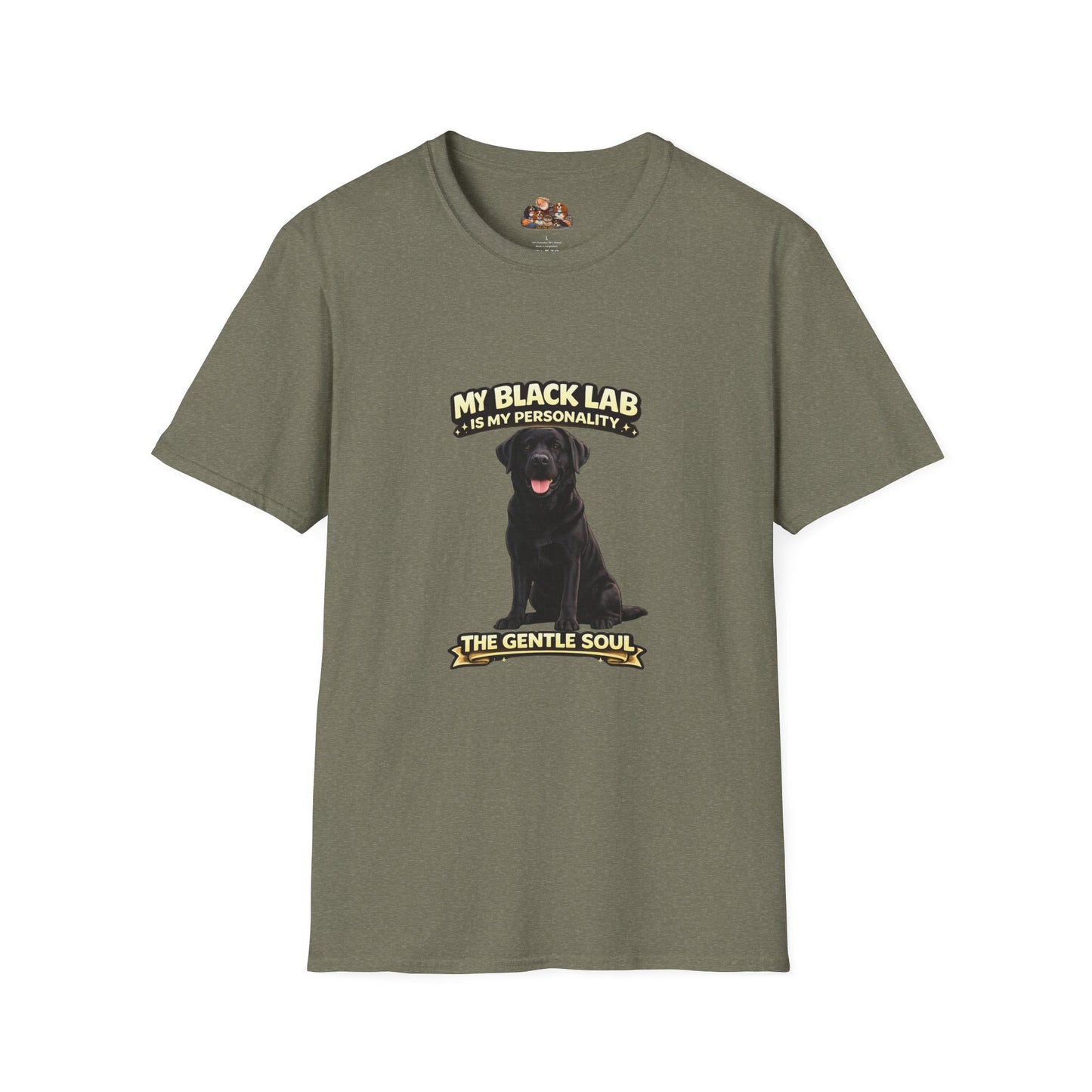 My Black Lab is My Personality – The Gentle Soul – Personalized Dog Breed Shirt