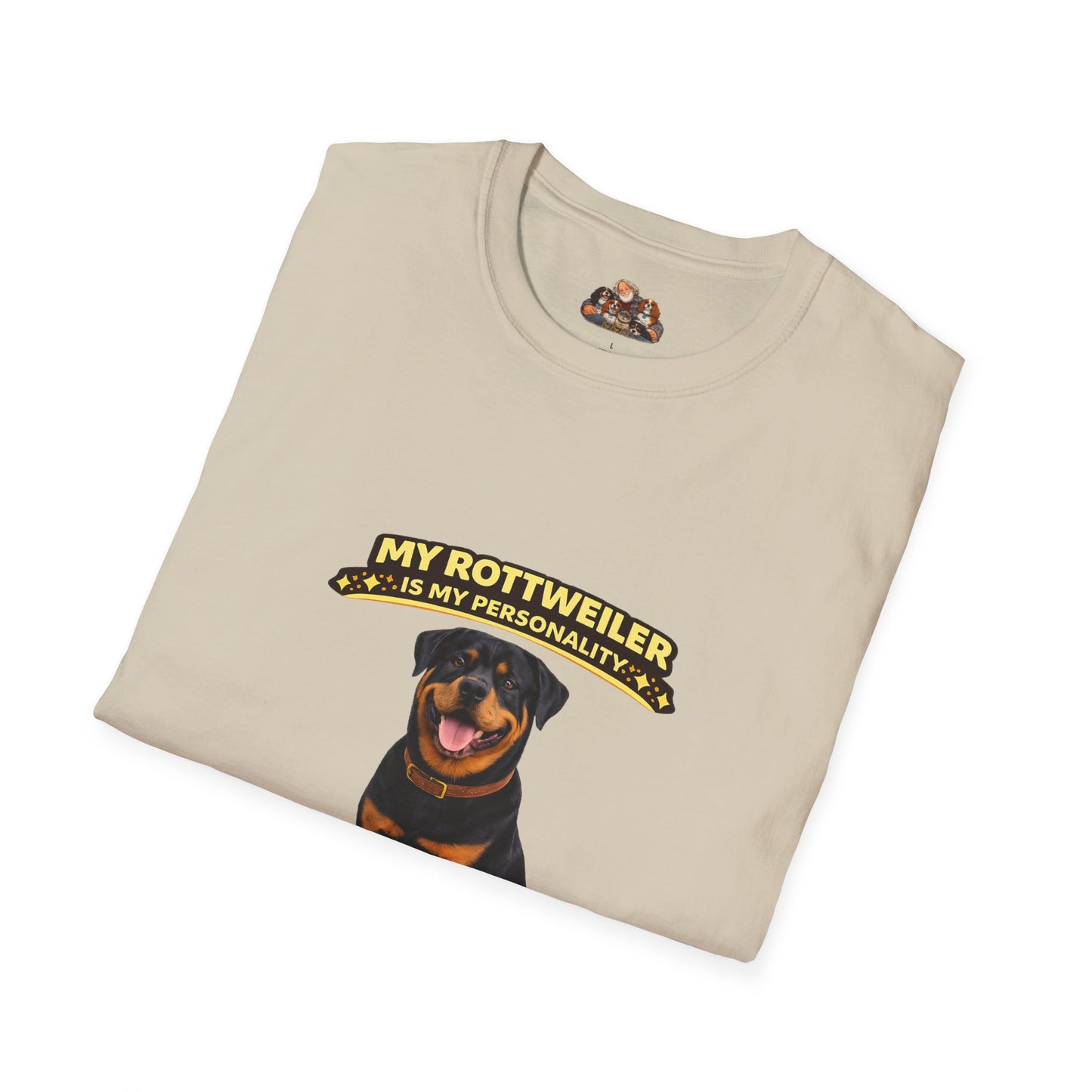 My Rottweiler Is My Personality – Built For Protection – Personalized Dog Breed Tee