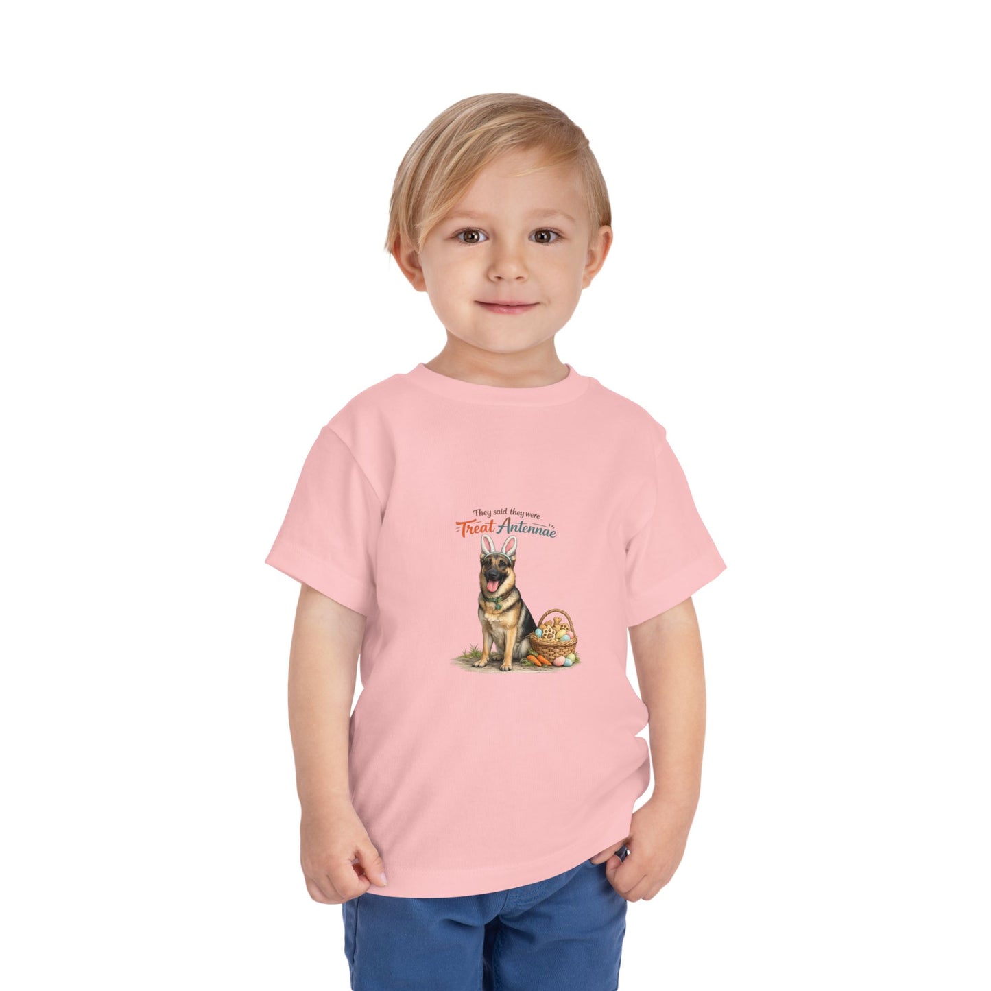 German Shepherd Treat Antennae™ -- Toddler Dog Lover Tee