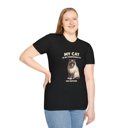 My Cat Is My Personality – "The Watcher" – Personalized Custom Cat Shirt