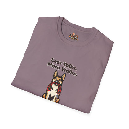 Less Talks. More Walks.  —  Soft-Color Minimalist Family Collection For Adult Dog Lovers