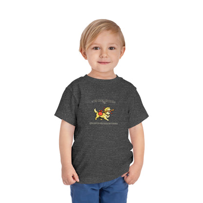 Hi Ho! Hi Ho! It's Off To Grandma's We Go -- Toddler Dog Lover Tee