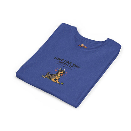 Love Like You Mean It -- Youth Dog Lover Tee