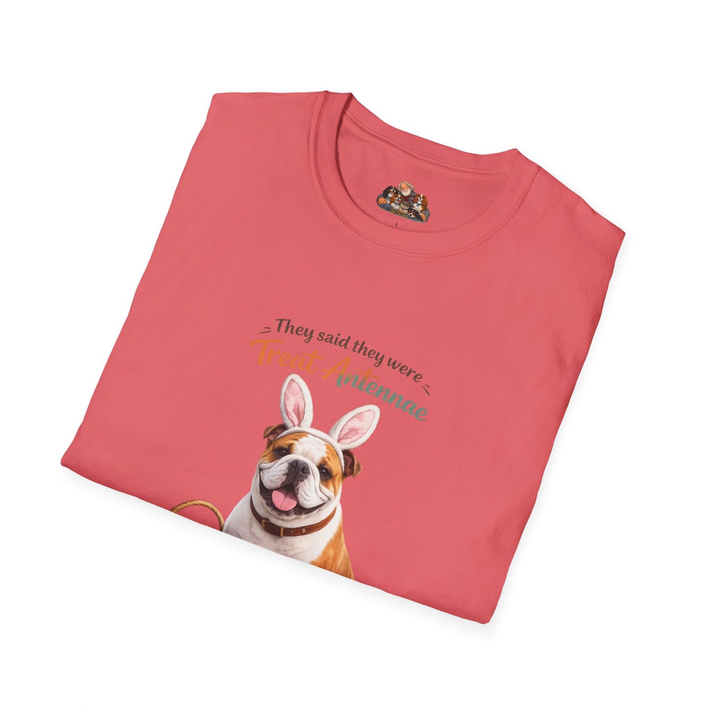 Bulldog Treat Antennae™ – Easter Bulldog Lover T-Shirt