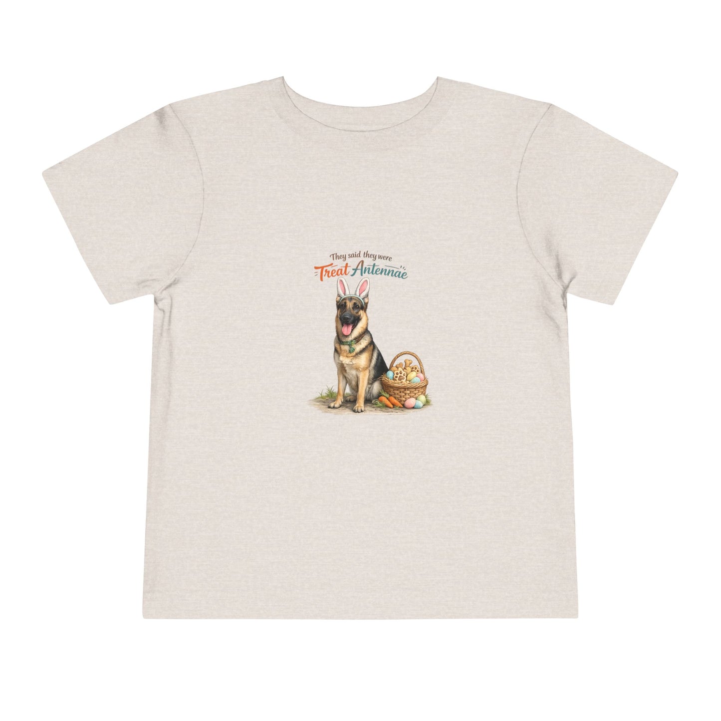 German Shepherd Treat Antennae™ -- Toddler Dog Lover Tee