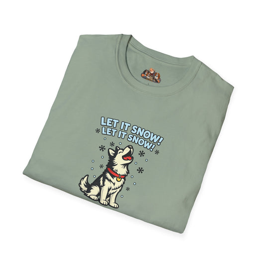 Let It Snow! Let It Snow!  —  Soft-Color Minimalist Family Collection For Adult Dog Lovers