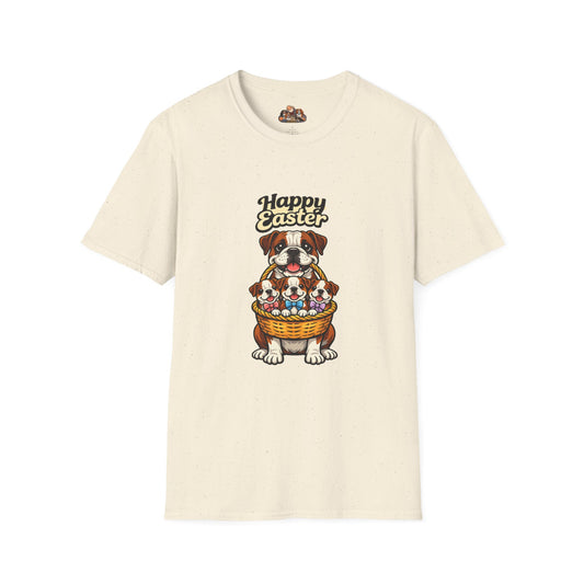 Bulldog Family "Happy Easter"