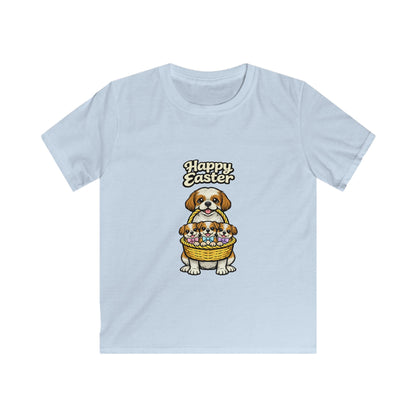 Shih Tzu Happy Easter — Youth Dog Lover Tee