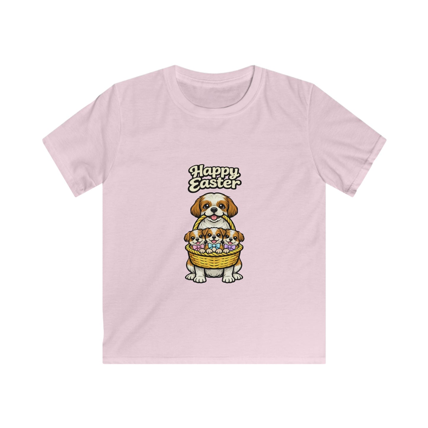 Shih Tzu Happy Easter — Youth Dog Lover Tee