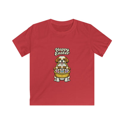 Shih Tzu Happy Easter — Youth Dog Lover Tee