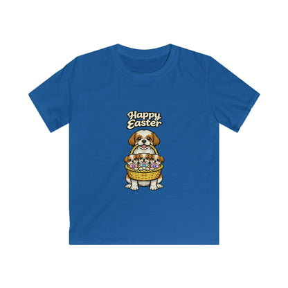Shih Tzu Happy Easter — Youth Dog Lover Tee