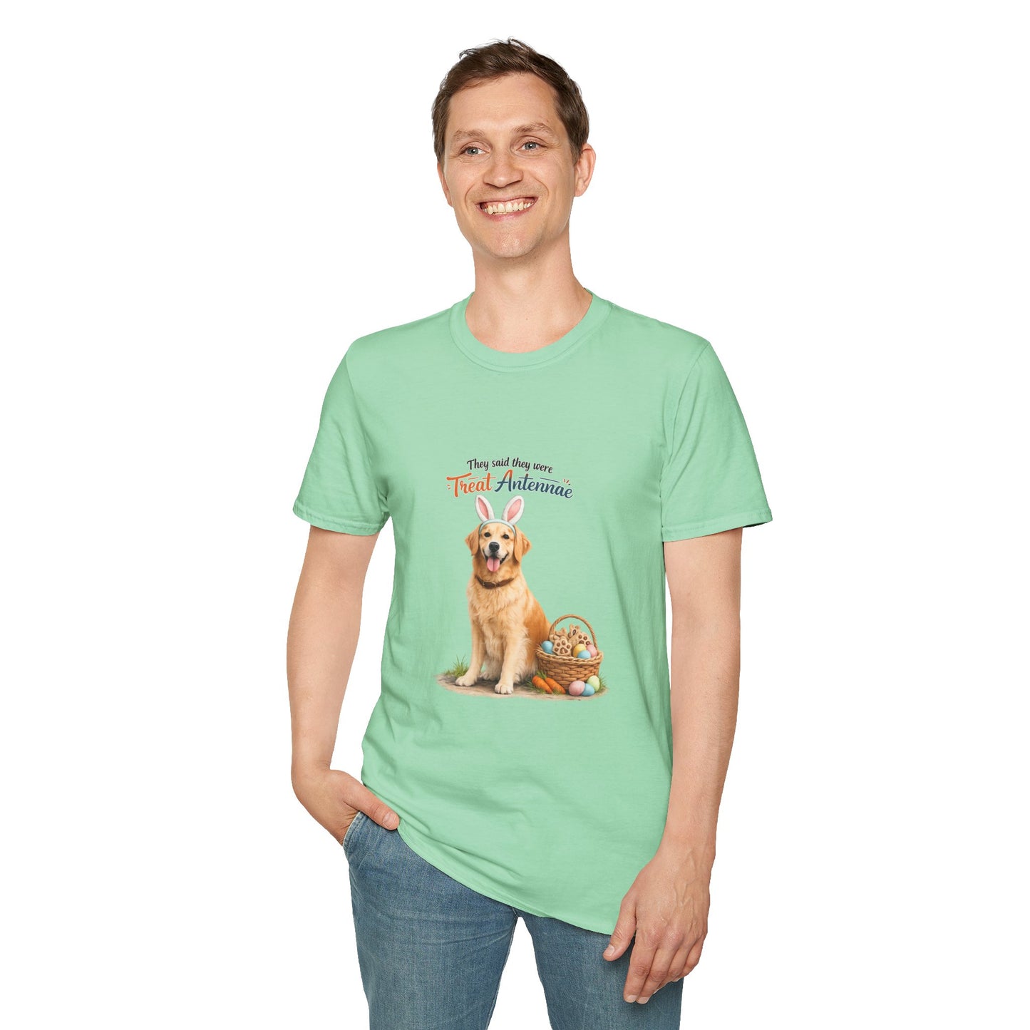 Golden Retriever Treat Antenna™ – Easter Dog Lover Tee