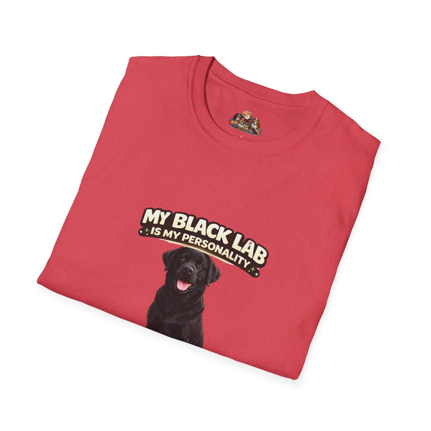 My Black Lab Is My Personality – Loyal To The Core – Personalized Dog Breed Shirt